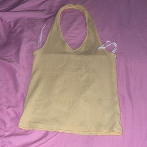 American Eagle yellow shirt